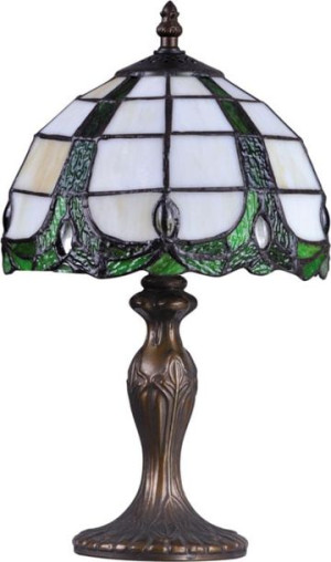 Lampka stołowa witrażowa K-G082166 z serii PAPI