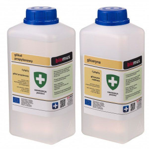 GLICERYNA roślinna 1kg GLIKOL propylenowy 1L