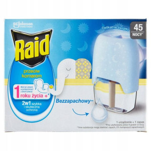 Raid Family elektro + płyn przeciw komarom 27 ml
