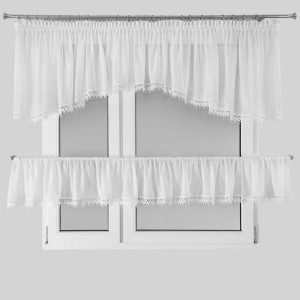 Firana Gotowa Dagmara-4 400x65 Cm Biały