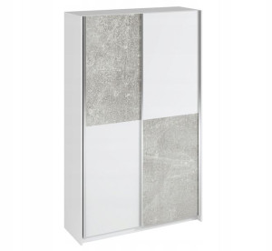 Szafa 2d Ubraniowa Kai 120 Cm Przesuwna Beton