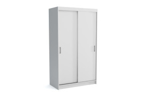 Szafa przesuwna NICO 1 120cm dwudrzwiowa biała led
