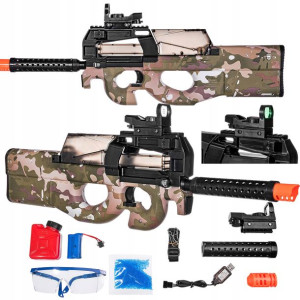 _ P90 Pistolet Karabin Automat Na Kulki Żelowe_