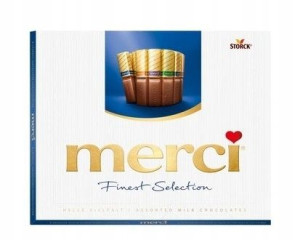 1x250g MERCI Niebieskie czekoladki praliny