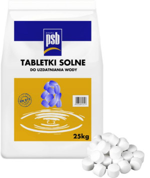 Tabletki solne sól 25 kg zmiękczacz wody