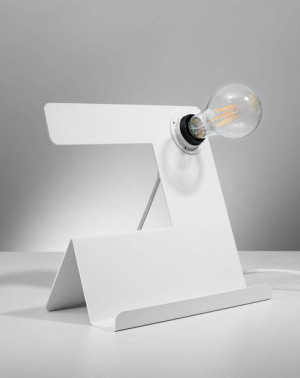Lampa Biurkowa Incline Biała
