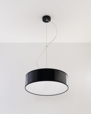 Lampa Wisząca Arena 35 Czarna