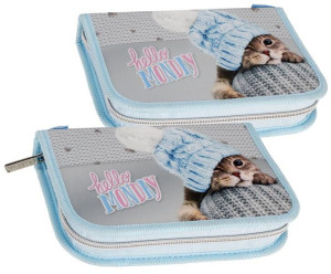 Piórnik 1 zamek 2 klapki Kitty Blue STARPAK 485900
