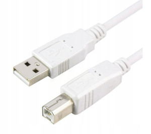 Kabel do drukarki skanera USB 2.0 wtyk A na wtyk B 1.8m