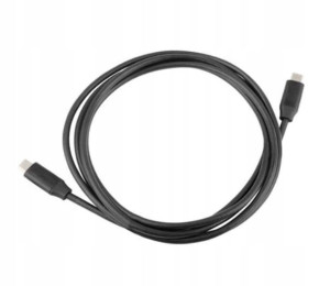 Kabel USB C - USB C 1,8m - czarny