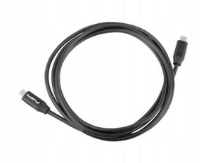 Kabel USB C - USB C 1,8m PREMIUM QC 4.0 PD czarny