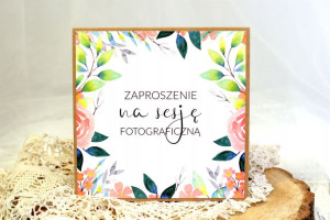 Vouchery eko z kwiatami - na sesje fotograficzne