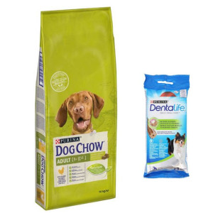 PURINA Dog Chow Adult  Lamb 14kg + Purina Dentalife Medium 69g GRATIS!