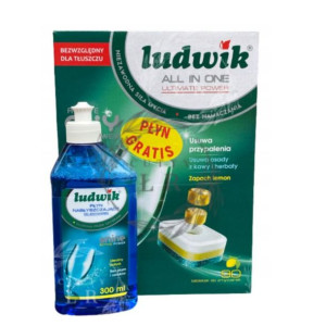 Ludwik tabletki do zmywarki 90szt + nabłyszczacz!