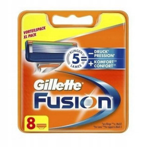 8 x WKŁADY ostrza GILLETTE FUSION nożyki gilette