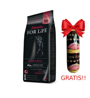 FITMIN For Life Lamb & Rice 14kg + Baton mięsny GRATIS!!!