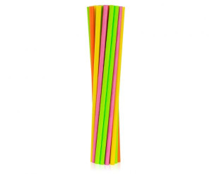 Słomki Papierowe Fluor Mix
