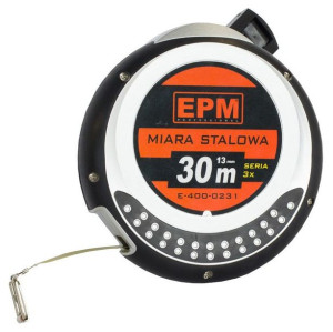 Miara Zwijana Stalowa 30m x 13mm 3:1 Taśma Miernicza EPM Professional