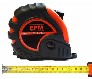 Miara zwijana ANTI-SHOCK 5m x 19mm Taśma Miernicza EPM Professional