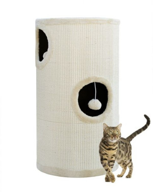 Drapak/tuba/ Wieża/ Legowisko Dla Kota 70cm Beżowa