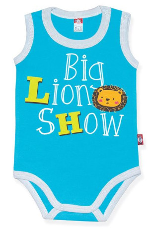 Body bawełniane na ramiączka LEW 9-12 mies 80 cm