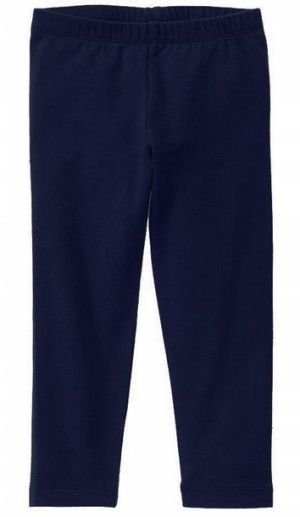 Leginsy Getry kryjące Bawełniane Granatowe 116 cm