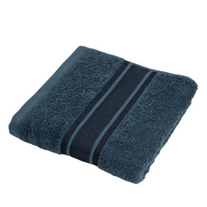 Ręcznik bawełniany Miss Lucy Casandra 50x90 cm stalowy granat