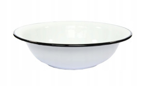Miska Emaliowana Elo-pol Olkusz Biała 32 Cm