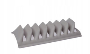 Stojak Na Talerze Pokrywki Practic Szary 30 X 13 Cm