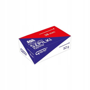 Szpilki Metalowe Biurowe Do Tablic Grand 28mm 50G