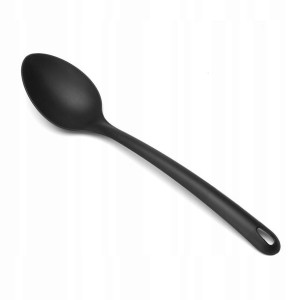 Łyżka Kuchenna Prosta Hega Altea Czarna 32 Cm