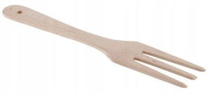 Widelec Kuchenny Drewniany 28 Cm