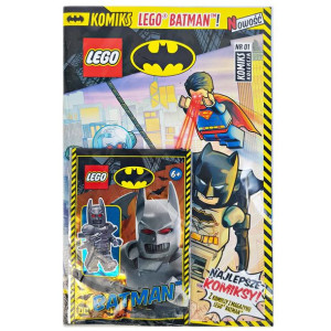 LEGO BATMAN 1/2021 Komiks + Figurka Batmana