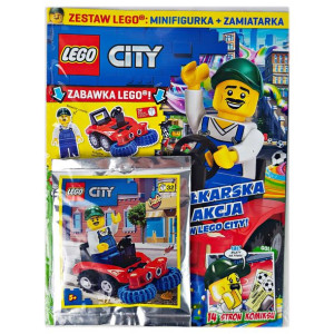 Lego City 6/2021 + Minifigurka + Zamiatarka
