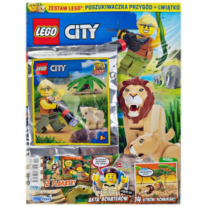 Lego City 12/2021 + Poszukiwaczka Przygód + Lwiątko