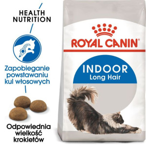 ROYAL CANIN Indoor Long Hair 400g karma sucha dla kotów dorosłych, długowło