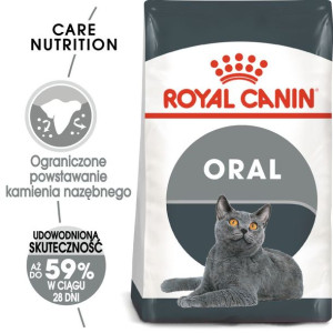 ROYAL CANIN Oral Care 400g karma sucha dla kotów dorosłych, redukująca odkł