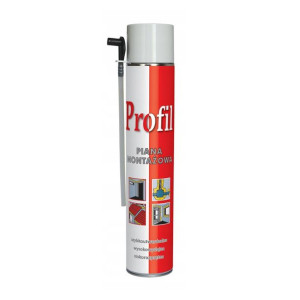 SOUDAL PROFIL piana montażowa o obniżonej rozprężności 750ml wężyk (9681)