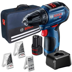 Wiertarko-wkrętarka akumulatorowa Bosch GSR 12V-30 2 x 2.0Ah