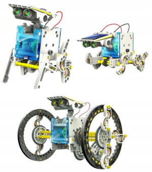 Robot Solarny Duży Zestaw Konstrukcyjny Zabawka