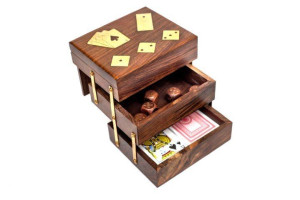 Zestaw gier COMBO - Gra w kości, Karty do gry, Domino - GMS-0139