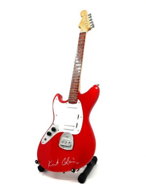 Mini gitara Kurt Cobain, Nirvana MGT-0277, skala 1:4