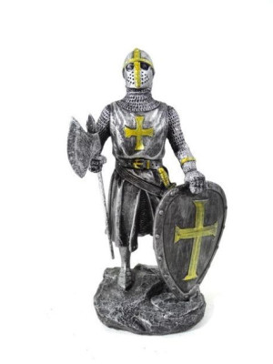 Rycerz - krzyżowiec MC-23079 Wys. 18cm