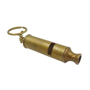 Gwizdek Brelok Mosiężny - Key-0001