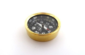 Kompas mosięzny KOMNI060 śr. 4,5cm