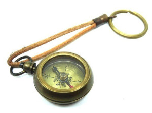 Brelok Kompas dla podróżnika - KEY-0090