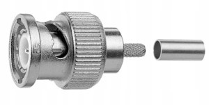Wtyk BNC zaciskany na kabel H155 Telegartner