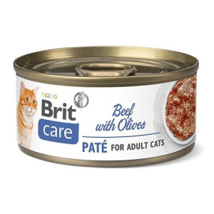Brit Care Cat Beef Pate&olives 70g