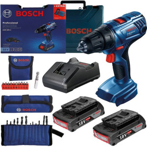 Wkrętarka 18V 54Nm 2x2Ah BOSCH GSR 180-LI +akcesor