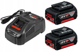 Bosch 2x Akumulator Gba 18v 5.0ah + Gal 1880 Cv